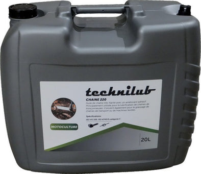 HUILE POUR CHAINE DE TRONCONNEUSE ISO 220 BIDON 20L