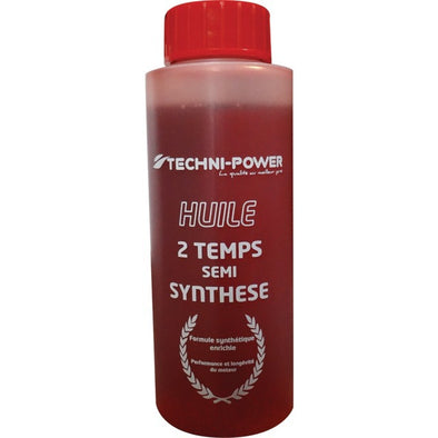 HUILE 2 TEMPS SEMI-SYNTHESE BIDON 125ML TECHNI-POWER