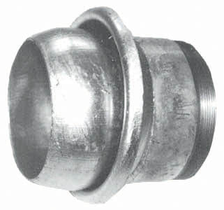 SPHERE A MANCHON FILETE Ø 150X4  +COLLERETTE