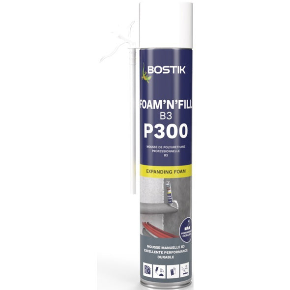 MOUSSE POLYURETHANE ISOLANTE FOAM'N'FILL B3 AEROSOL 750ML BOSTIK