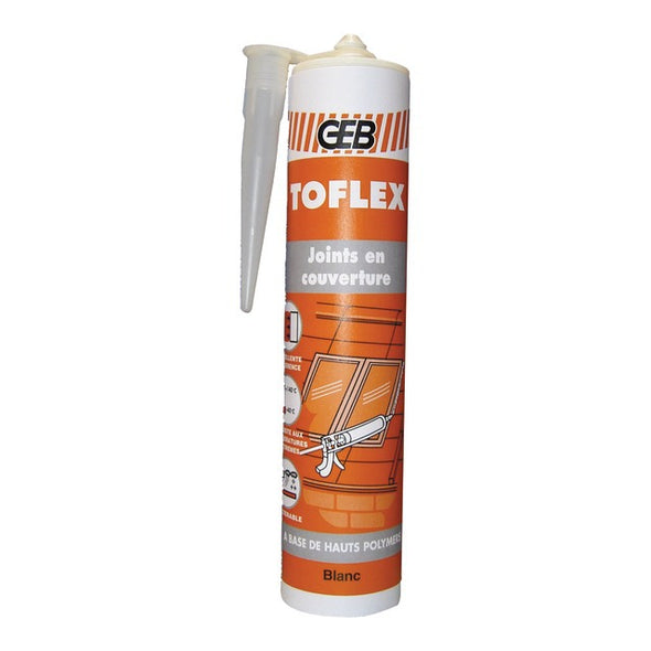 MASTIC CAOUTCHOUC POUR JOINT DE COUVERTURE TOFLEX TRANSLUCIDE CARTOUCHE 300ML
