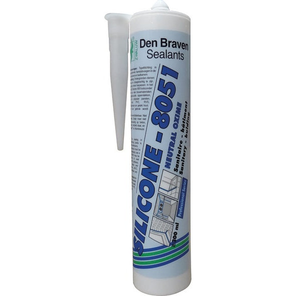 MASTIC SILICONE-8051 TRANSLUCIDE CARTOUCHE 300ML DEN BRAVEN