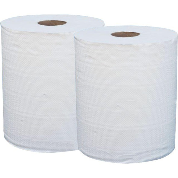 BOBINE OUATE BLANC PATE VIERGE 2 PLIS 19G 23X30 800F X2