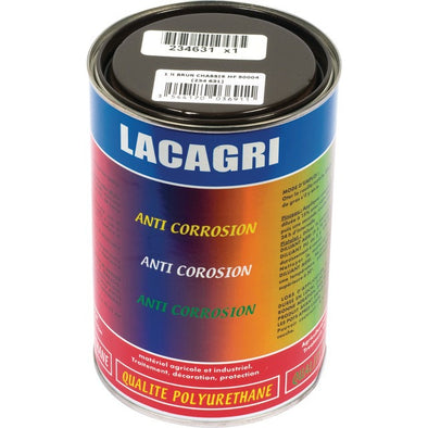 PEINTURE ANTI-CORROSION BRUN CHASSIS MASSEY FERGUSON POT 1 L LACAGRI