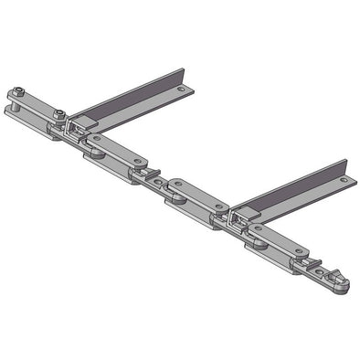CHAINE CARREE ERGOT NOIRE CP PAL 0.37 (vendu par 3.08m)