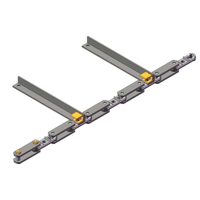 CHAINE CARREE ERGOT GALVA CP PAL 0.37 (vendu par 3.08m)