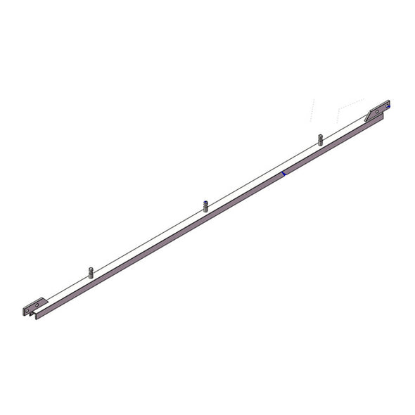 BARRE NUE 50X38 AXES Ø20 INOX TOUS LES 0.86 M (barre de 2,6m)