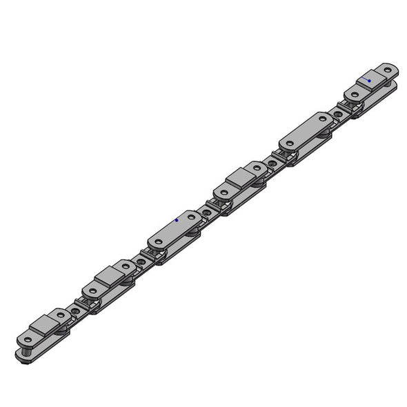 CHAINE CARREE REVER. NOIRE PR RACLEUR ADAPTABLE MIRO TS LES 2 PLATS (4.4m)