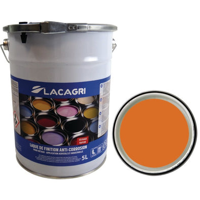 PEINTURE DE FINITION ORANGE AMAZONE SEAU 5 L LACAGRI