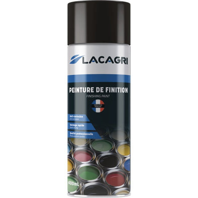 PEINTURE DE FINITION NOIR NEW HOLLAND AEROSOL 400ML LACAGRI