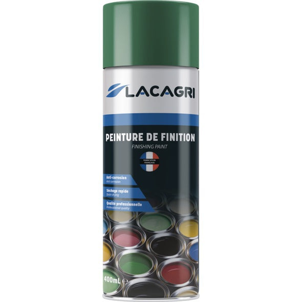 PEINTURE DE FINITION VERT KVERNELAND AEROSOL 400ML LACAGRI