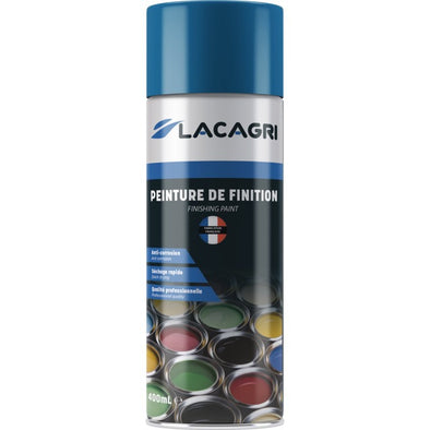 PEINTURE DE FINITION BLEU IRRIGATION AEROSOL 400ML LACAGRI