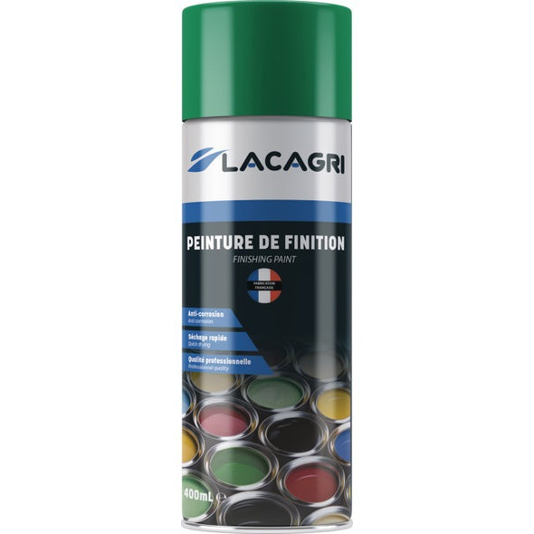 PEINTURE DE FINITION VERT  SAMSON AEROSOL 400ML LACAGRI