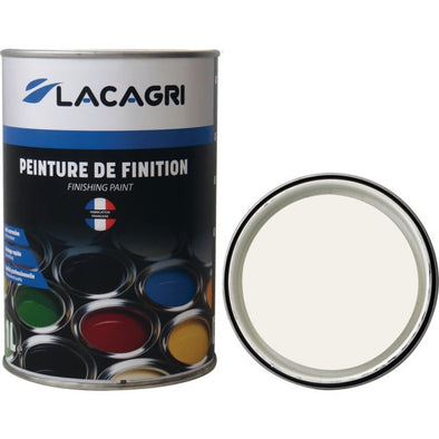 PEINTURE DE FINITION BLANC BRILLANT POT 1L LACAGRI
