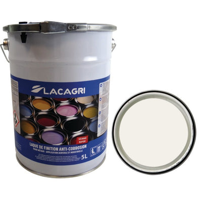 PEINTURE DE FINITION BLANC BRILLANT SEAU 5L LACAGRI