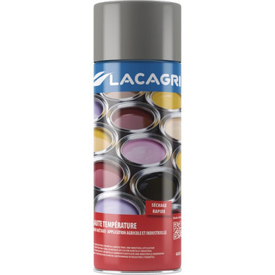 PEINTURE HAUTE TEMPERATURE ALUMINIUM AEROSOL 400ML LACAGRI